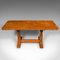 Vintage 20th Century English Oak Coffee Table, 1970s, Image 1