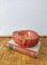 Vintage Coral Red Ashtray in Marble, 1960/70s, Image 2