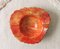 Vintage Coral Red Ashtray in Marble, 1960/70s 6