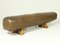 Vintage Leder Gym Pommel Pferdebank, 1950er 2