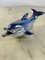 Enamelled Porcelain Dolphin, Italy, 1950s 9