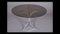 Tavolo attribuito a Boris Tabacoff, piedi in metallo cromato e ripiano in vetro fumé di Christofle, anni '70, Immagine 2