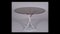 Tavolo attribuito a Boris Tabacoff, piedi in metallo cromato e ripiano in vetro fumé di Christofle, anni '70, Immagine 1