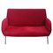 Vintage Italian Red Sofa, 1950s 1