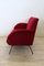 Vintage Italian Red Sofa, 1950s, Image 3