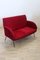 Rotes Italienisches Vintage Sofa, 1950er 4
