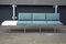 Large Mid-Century Upholstered Aluminum Bench by John Behringer for J G Furniture 30