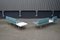 Large Mid-Century Upholstered Aluminum Bench by John Behringer for J G Furniture 11