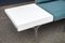 Large Mid-Century Upholstered Aluminum Bench by John Behringer for J G Furniture 35