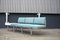 Large Mid-Century Upholstered Aluminum Bench by John Behringer for J G Furniture 24