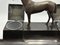 French Bronze & Marble Horse Desk Set with Inkwells, 1900s 5