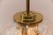 Large Brass & Glass Globe Ceiling Lamp from Doria, 1970s, Image 9