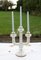 Antique 3-Arm Hand Painted Candelabra, 1920s 3