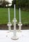 Antique 3-Arm Hand Painted Candelabra, 1920s, Image 3