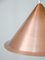 Ceiling Lamp in Copper, 1960s 2