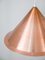 Ceiling Lamp in Copper, 1960s 3