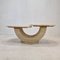 Italian Travertine Coffee Table, 1980s 6