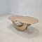 Italian Travertine Coffee Table, 1980s 5