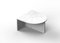 White Satin Glass Fifty Oblong Coffee Table by Sebastian Scherer, Image 4