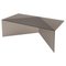 Bronze Satin Glass Poly Square Coffee Table by Sebastian Scherer, Image 1
