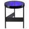 Table d'Appoint Alwa Two Bleu Noir par Pulpo 1