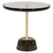 Pina Low Light Grey Brass Side Table by Pulpo, Image 1