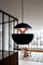 Here Comes the Sun Pendant Lamp in Black and Copper by Bertrand Balas, Image 2