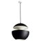 Large Black and White Pendant Lamp by Bertrand Balas 1
