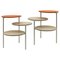 Tables Triplo Grises et Citrouilles par Mason Editions, Set de 2 1