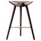 Brown Oak and Copper Counter Stool by Lassen 1