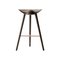 Brown Oak and Copper Bar Stool by Lassen, Image 2