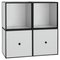 35 Light Grey Frame Square Standard Box by Lassen, Image 1