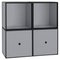 35 Dark Grey Frame Square Standard Box by Lassen 1