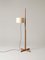 Beige and Oak Tmm Floor Lamp by Miguel Milá 2