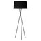 Black Trípode G5 Floor Lamp by Santa & Cole 1