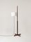 White and Walnut Wood TMM Floor Lamp by Miguel Milá 2