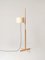 Beige and Beech Wood TMM Floor Lamp by Miguel Milá, Image 2