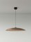Large Brown Headhat Plate Pendant Lamp by Santa & Cole, Image 4