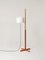 White and Cherry Wood TMM Floor Lamp by Miguel Milá, Image 2