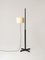 Beige and Black Oak TMM Floor Lamp by Miguel Milá 2