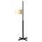 Beige and Black Oak TMM Floor Lamp by Miguel Milá 1