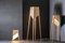 Lámpara de pie Luise Little de roble negro de Matthias Scherzinger, Imagen 10