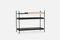 Low Oak and Black Tray Shelf Ii by Hanne Willmann 2