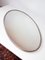 Spanish Oval Mirror with Chromed Metal Frame, 1950s, Image 4