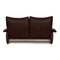 Leather Three-Seater Eggplant Sofa from Laauser Dacapo 9