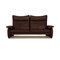 Leather Three-Seater Eggplant Sofa from Laauser Dacapo 1