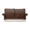 Lucca Leather Two Seater Brown Sofa from Erpo 7