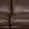 Lucca Leather Two Seater Brown Sofa from Erpo 4