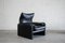 Mid-Century Maralunga Leather Lounge Chair and Ottoman by Vico Magistretti for Cassina 9