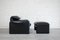 Mid-Century Maralunga Leather Lounge Chair and Ottoman by Vico Magistretti for Cassina 3